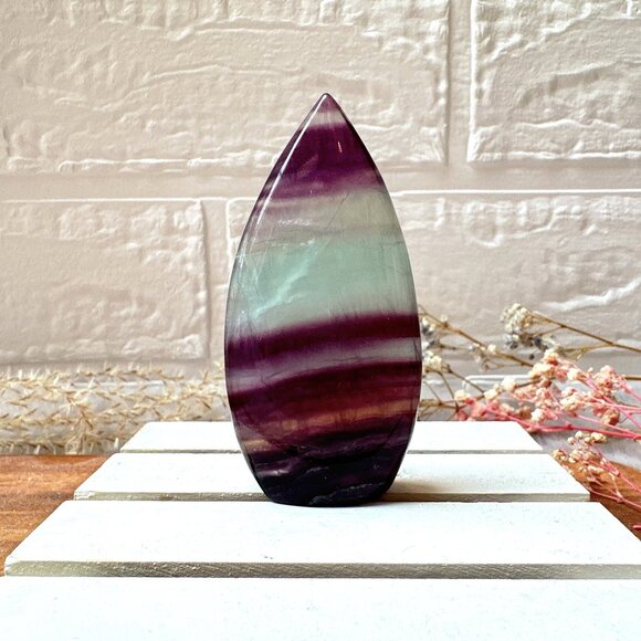 Gorgeous Small Candy Fluorite Free Form - Picture 2 of 7